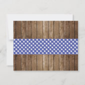 Sparen de Datum Blauwe Kaart van het huwelijk Ging (Achterkant)