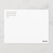 Sparen de Datum Bleke Blauwe Anemone Garden Briefkaart (Achterkant)