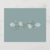 Sparen de Datum Botanische Eucalyptusbegrotingsbru Flyer (Achterkant)