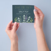 Sparen de Datum Botanische Eucalyptusbegrotingsbru Flyer (Hand)