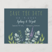 Sparen de Datum Botanische Eucalyptusbegrotingsbru Flyer (Voorkant)