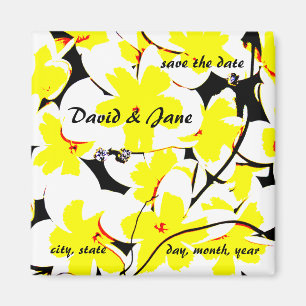 sparen de datum bouquet magnet