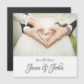 Sparen de Datum Bride en Groom Personeelsgericht (Voorkant / Achterkant)