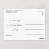 Sparen de Datum Briefkaart van de Kalender van de  (Achterkant)