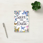 Sparen de Datum  Butterflies. Post-it® Notes (Kantoor)