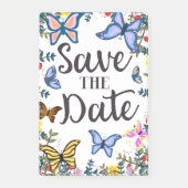 Sparen de Datum  Butterflies. Post-it® Notes (Voorkant)