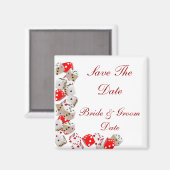 Sparen de Datum Casino Las Vegas Wedding Magnets Magneet (Voorkant / Achterkant)