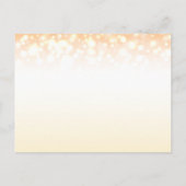 Sparen de datum champagne borrelt het briefkaart v (Achterkant)