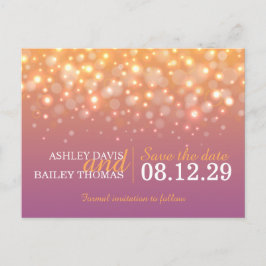 Sparen de datum champagne borrelt het briefkaart v