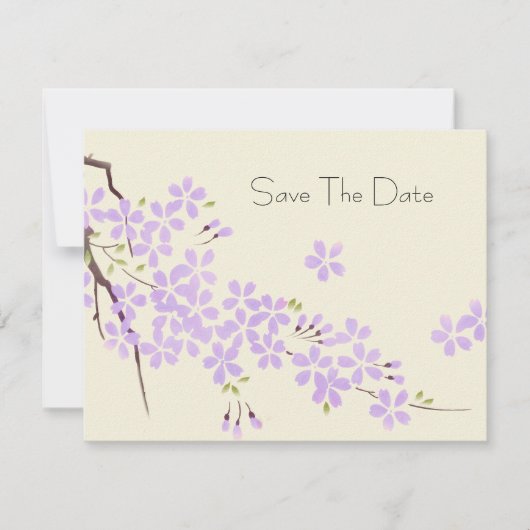 Sparen de Datum Cherry Blossom Save The Date (Voorkant)