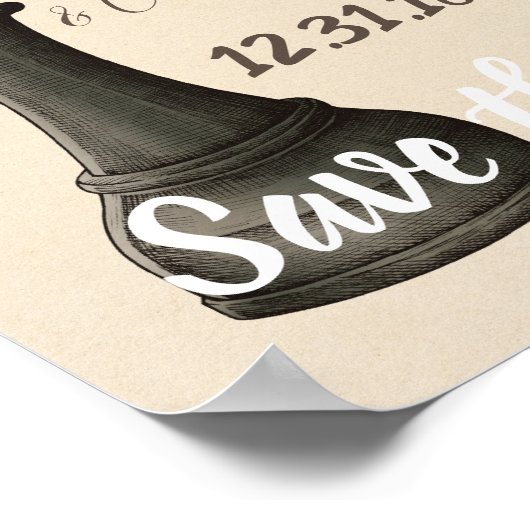 Sparen de Datum Chess King Queen Poster (Hoek)