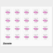Sparen de Datum Cinderella Princess Pink Sticker (Vel)