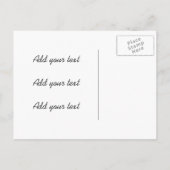 sparen de datum, dagbloemen aankondigingskaart (Achterkant)