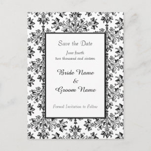 Sparen de Datum Daisy Damask Briefkaart