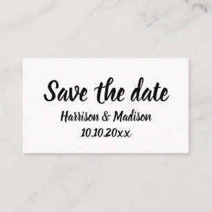 Sparen de Datum, de Aankondiging van de Bieden van