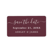 Sparen de Datum de Berichtenaankondiging van het B Etiket (Voorkant)