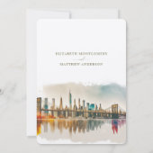 Sparen de Datum de bestemmingsuitnodiging van New  Kaart (Achterkant)