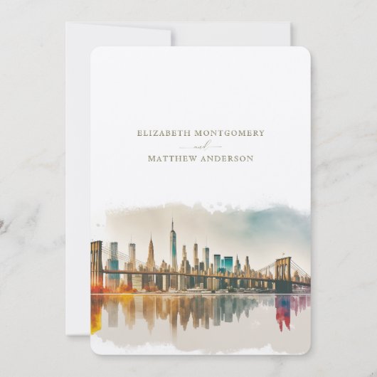 Sparen de Datum de bestemmingsuitnodiging van New  Kaart (Achterkant)