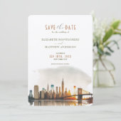 Sparen de Datum de bestemmingsuitnodiging van New  Kaart (Staand voorkant)