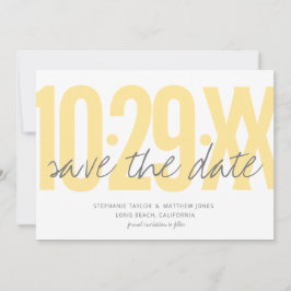 Sparen de datum, de bruiloft, de foto terug save the date