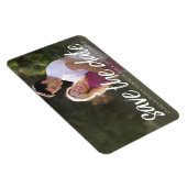 Sparen de Datum - de Foto en het Moderne Borstelen Magneet (Rechterzijde)