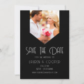 Sparen de Datum de Foto Stijlvolle Moderne Eenvoud (Voorkant)