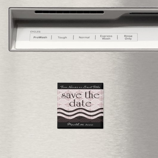 sparen de datum: de gepatterde golven: magneet (Insitu (Vaatwasser))