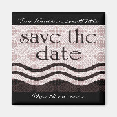 sparen de datum: de gepatterde golven: magneet (Voorkant)