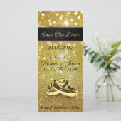 Sparen de Datum de Gouden Rings van de Weddenschap (Staand voorkant)