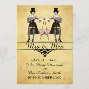 Sparen de Datum - de Lesbische Gothic Steampunk St Save The Date