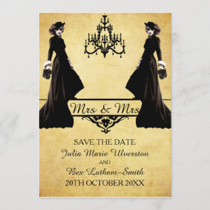 Sparen de Datum - de Lesbische Gothic Steampunk St Save The Date
