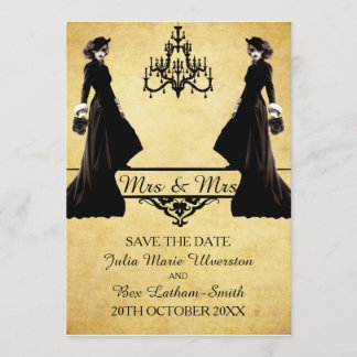 Sparen de Datum - de Lesbische Gothic Steampunk St Save The Date