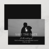 Sparen de Datum de Mededelingen van het Verloving  RSVP Kaartje (Voorkant / Achterkant)