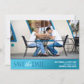 Sparen de Datum de Moderne Kaart van de Foto Moder (Voorkant)