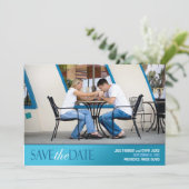 Sparen de Datum de Moderne Kaart van de Foto Moder (Staand voorkant)