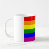 Sparen de Datum/de Regenboogweddenschap/de Pride v Koffiemok (Links)
