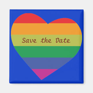 Sparen de Datum/de Regenboogweddenschap/de Pride v Magneet