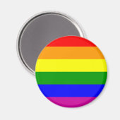 Sparen de Datum/de Regenboogweddenschap/de Pride v Magneet (Voorkant / Achterkant)