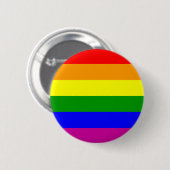 Sparen de Datum/de Regenboogweddenschap/de Pride v Ronde Button 5,7 Cm (Voorkant /achterkant)