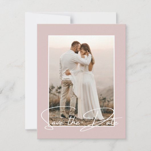 Sparen de Datum de Stijlvolle Aankondiging van de  (Voorkant)