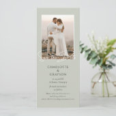 Sparen de Datum de Stijlvolle Aankondiging van de  (Staand voorkant)