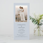 Sparen de Datum de Stijlvolle Aankondiging van de  (Staand voorkant)