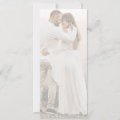 Sparen de Datum de Stijlvolle Aankondiging van de  (Achterkant)