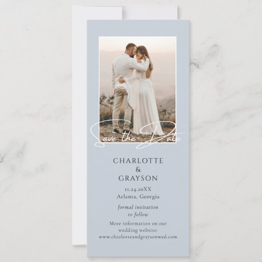 Sparen de Datum de Stijlvolle Aankondiging van de (Voorkant)