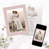 Sparen de Datum de Stijlvolle Aankondiging van de