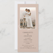 Sparen de Datum de Stijlvolle Aankondiging van de (Voorkant)