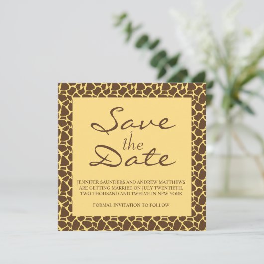 Sparen de Datum de Uitnodiging van de Woensdag van (Staand voorkant)