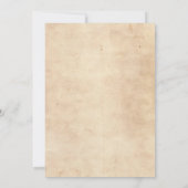 Sparen de datum de  uitnodiging van het begin (Achterkant)