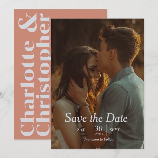 Sparen de Datum: De Viering van de Liefde en van d Kaart (Voorkant / Achterkant)