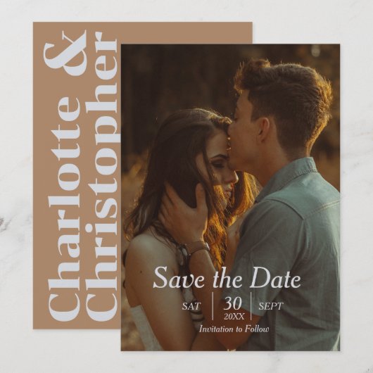 Sparen de Datum: De Viering van de Liefde en van d Kaart (Voorkant / Achterkant)